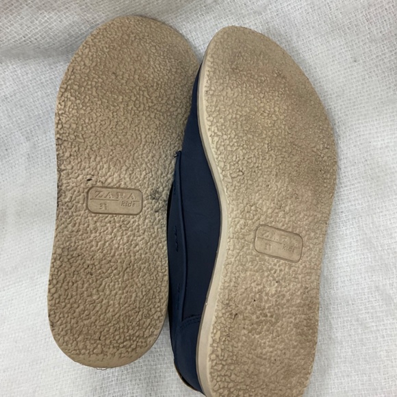 Zara Kid Boys Oxford Lace Up Shoes Blue Sz 4/5 EUR Sz 37 READ - Picture 8 of 9